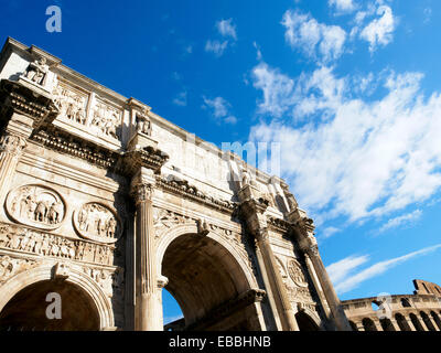 L'Arc de Constantin - Rome, Italie Banque D'Images