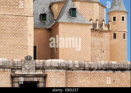 Alcázar de Segovia, Espagne Banque D'Images