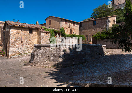 Rocca d'Orcia, Castiglione d'Orcia, Val d'Orcia, Sienne, Toscane, Italie Banque D'Images