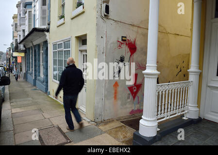 L'Art de la rue, Norman Road, St Leonards-on-Sea. East Sussex UK Banque D'Images