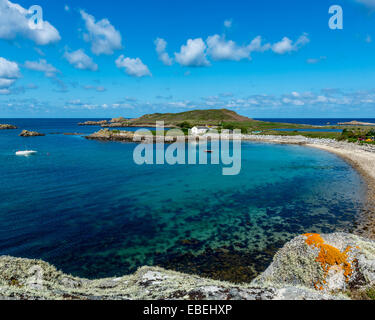 Grande plage nominale. bryher. îles Scilly. cornwall. uk Banque D'Images