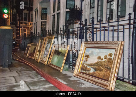 Londres, Royaume-Uni. 30Th Nov, 2014. Feu durant la nuit provoque de graves dommages à Marylebone House, Londres, Royaume-Uni. Crédit : Peter Manning/Alamy Live News Banque D'Images