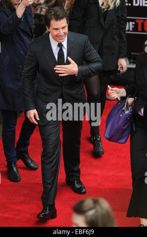 Première mondiale de 'Bord de demain' tenu à la BFI IMAX - Arrivées avec : Tom Cruise Où : London, Royaume-Uni Quand : 28 mai 2014 Banque D'Images