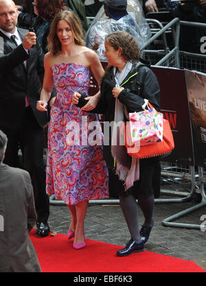 Première mondiale de 'Bord de demain' tenu à la BFI IMAX - Arrivées avec : Emily Blunt Où : London, Royaume-Uni Quand : 28 mai 2014 Banque D'Images