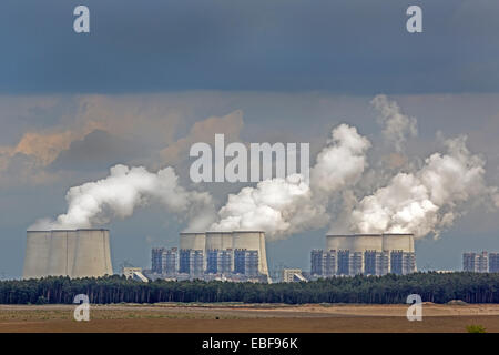 Power Plant Jänschwalde, Brandenburg, Allemagne, Europe Banque D'Images