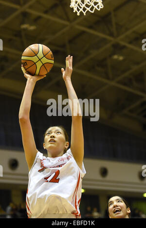 Nerima Hikarigaoka Gymnase, Tokyo, Japon. 30Th Nov, 2014. Megumi Shinohara (Redwave), le 30 novembre 2014 - Basket-ball : Ligue entre 14 et 15 W - 108 47 Vickies Haneda vague rouge Fujitsu à Nerima Hikarigaoka Gymnase, Tokyo, Japon. © AFLO SPORT/Alamy Live News Banque D'Images