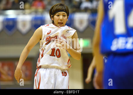 Nerima Hikarigaoka Gymnase, Tokyo, Japon. 30Th Nov, 2014. Rui Machida (Redwave), le 30 novembre 2014 - Basket-ball : Ligue entre 14 et 15 W - 108 47 Vickies Haneda vague rouge Fujitsu à Nerima Hikarigaoka Gymnase, Tokyo, Japon. © AFLO SPORT/Alamy Live News Banque D'Images