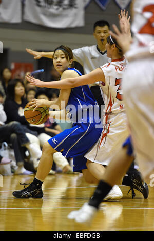 Nerima Hikarigaoka Gymnase, Tokyo, Japon. 30Th Nov, 2014. Arisa Takagi (Vickies), le 30 novembre 2014 - Basket-ball : Ligue entre 14 et 15 W - 108 47 Vickies Haneda vague rouge Fujitsu à Nerima Hikarigaoka Gymnase, Tokyo, Japon. © AFLO SPORT/Alamy Live News Banque D'Images