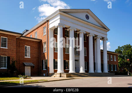 Le Lyceum bâtiment sur le campus de 'Ole Miss' Université du Mississippi à Oxford. Banque D'Images