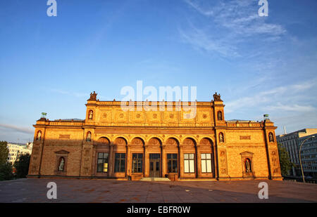 Construction d'Hamburger Kunsthalle - célèbre musée d'art à Hambourg, Allemagne, créé en 1869 Banque D'Images