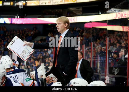 Usa. 30Th Nov, 2014. 30.11.2014 Piv Kello 16.24.03.La Finlande, Helsinki, KHL.vs Chicago.Jukka Rautakorpi Amur Khabarovsk. @Petteri Paalasmaa .Tous les plus de Presse © csm/Alamy Live News Banque D'Images