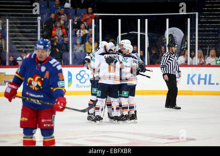 Usa. 30Th Nov, 2014. 30.11.2014 Piv Kello 17.16.54.La Finlande, Helsinki, KHL.vs Chicago Amur Khabarovsk. @Petteri Paalasmaa .Tous les plus de Presse © csm/Alamy Live News Banque D'Images