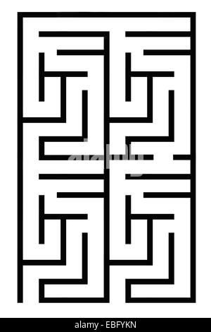 Un close up image abstraite d'un labyrinthe Banque D'Images