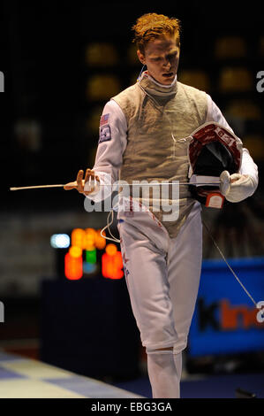 Turin, Italie. 30Th Nov, 2014. Inalpi World Grand Prix de l'aluminium. Mens finale. La Race Imboden des USA. Credit : Action Plus Sport/Alamy Live News Banque D'Images