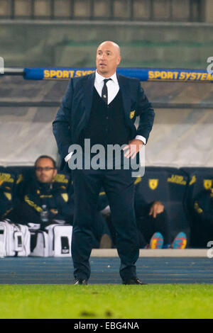 Vérone, Italie. 29 Nov, 2014. Rolando Maran (Catania) Football/soccer : Italien 'Serie' un match entre Chievo Vérone 0-1 SS Lazio au Stadio Marc'Antonio Bentegodi de Vérone, Italie . © Maurizio Borsari/AFLO/Alamy Live News Banque D'Images