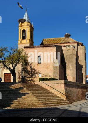 Eglise de San Jorge church, Palos de la Frontera, province de Huelva, Andalousie, Espagne Banque D'Images