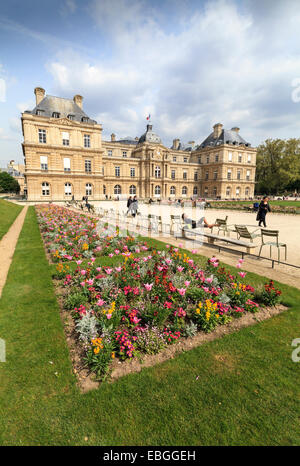 Palais et jardins du Luxembourg, Paris Banque D'Images