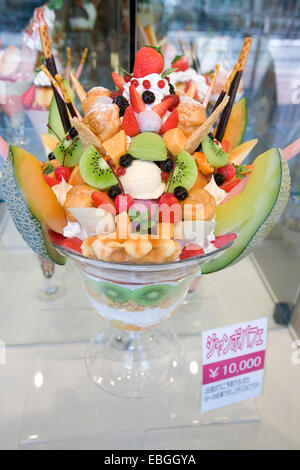 Sundae dessert, Tokyo, Japon Banque D'Images