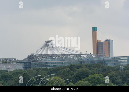 La Potsdamer Platz est l'ancien cœur de Berlin agissant comme une jonction entre l'ancien centre-ville de Berlin est et ce qui était pour Banque D'Images