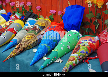 Cône de l'école d'une école Rudolf Steiner, Allemagne Banque D'Images