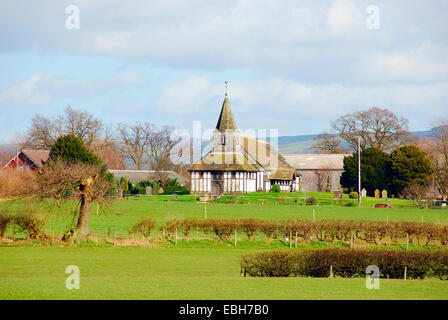 St James' et l'église St Paul, Marton, Crewe, Cheshire, Royaume-Uni vu de l'ouest. Banque D'Images