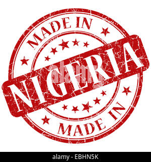 Made in Nigeria stamp Banque D'Images