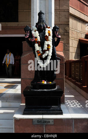 Temple ISKCON à New Delhi Inde Banque D'Images