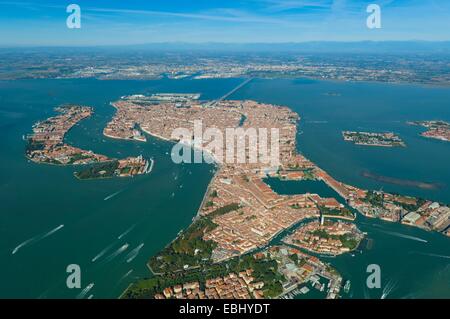 Vue aérienne de Venise, Italie, Europe Banque D'Images