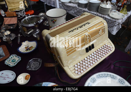 Fratelli Crosio accordéon à Braderie de Lille, Lille - Rijssel, France Banque D'Images