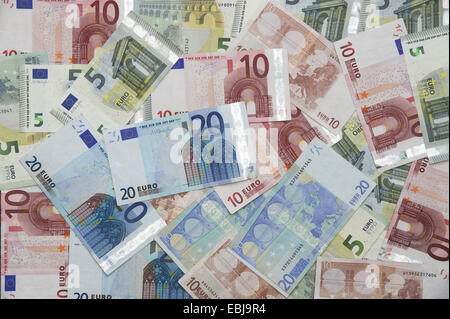 Les billets en euro. Euros Banque D'Images