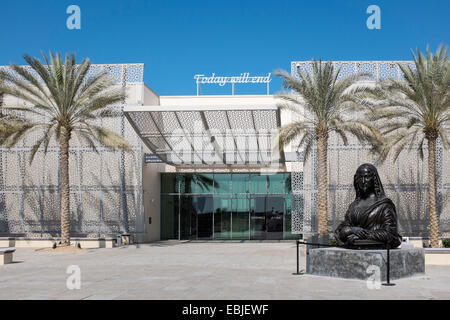 Entrée de Manarat Al Saadiyat District culturel de Saadiyat sur l'île de Saadiyat à Abu Dhabi Emirats Arabes Unis Banque D'Images