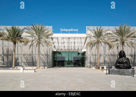 Entrée de Manarat Al Saadiyat District culturel de Saadiyat sur l'île de Saadiyat à Abu Dhabi Emirats Arabes Unis Banque D'Images