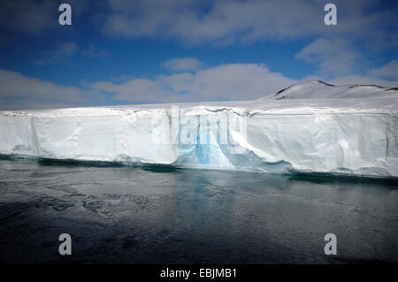 Bord de l'iceshelf désintégré dans la région de Larsen, l'Antarctique, une péninsule antarctique Banque D'Images