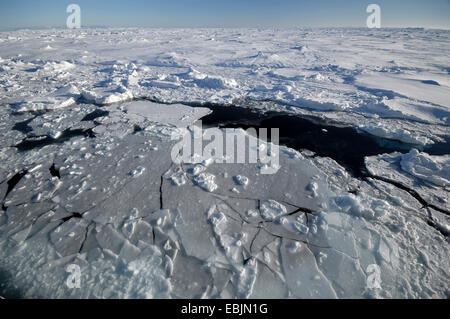 Champ de glace près de l'île de Ross, en Antarctique Banque D'Images