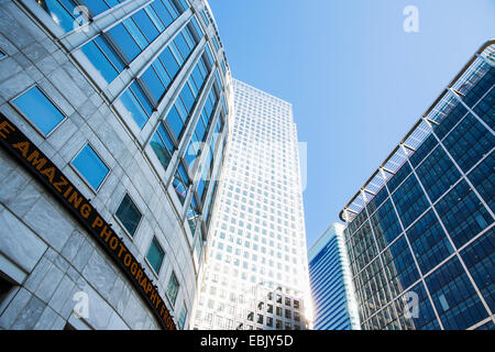 Canary Wharf, Londres, Angleterre Banque D'Images