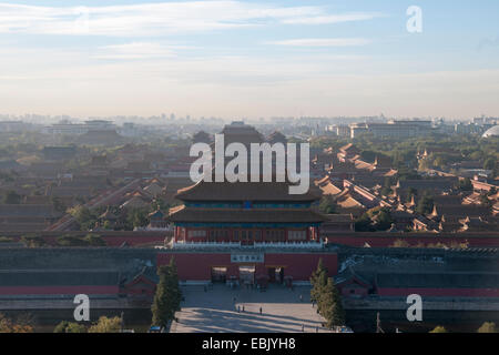 Portrait de la Cité Interdite, Pékin, Chine Banque D'Images