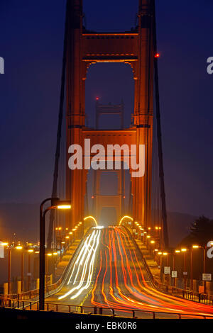 Golden Gate Bridge dans l'humeur du matin, États-Unis, Californie, San Francisco Banque D'Images