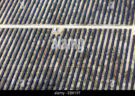 Sunselex systèmes d'énergie solaire, Solaranlage Turnow, Allemagne, Brandebourg Banque D'Images