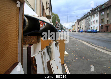 Des routes rabbish en vrac Banque D'Images