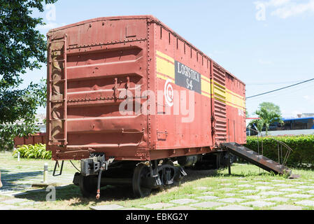 SANTA CLARA, CUBA - 9 mai : Train memorial le 9 mai 2014, Santa Clara, Cuba. Ce train rempli de soldats du gouvernement était le capt Banque D'Images