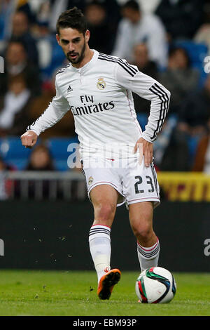 Madrid, Espagne. 09Th Nov, 2014. La Copa del Rey espagnol de football. Real Madrid contre UE Cornellà. Le milieu de terrain de Francisco Roman Alarcon Real Madrid . Credit : Action Plus Sport/Alamy Live News Banque D'Images