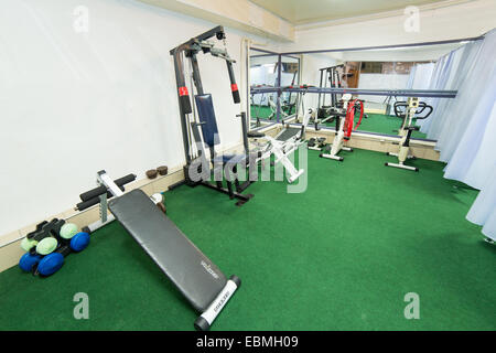 Équipements en Traineger centre de remise en forme, salle de sport Banque D'Images