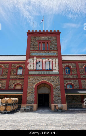 Chateau Tanunda winery dans la Barossa Valley région vinicole d'Australie du Sud Banque D'Images