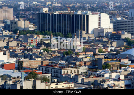 Vue sur la ville, à Mexico, District Fédéral, Mexique Banque D'Images