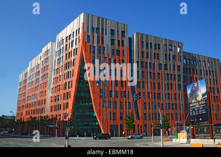 Sumatrakontor, un bureau moderne, résidentiel et commercial, HafenCity, Hambourg, Hambourg, Allemagne Banque D'Images
