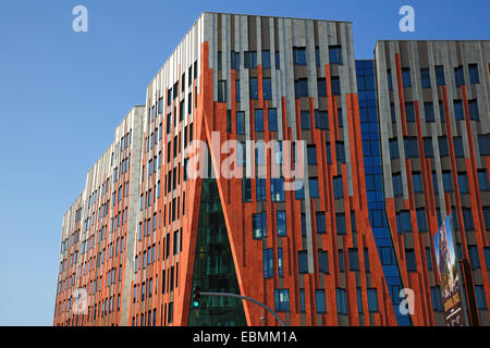 Sumatrakontor, un bureau moderne, résidentiel et commercial, HafenCity, Hambourg, Hambourg, Allemagne Banque D'Images