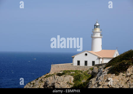 Leuchtturm, Punta de Capdepera, Cala Ratjada, Majorque, Iles Baléares, Espagne Banque D'Images