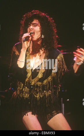 ALANNAH MYLES Candian rock singer à propos de 1989. Banque D'Images