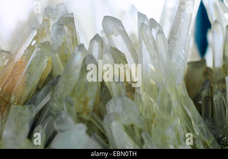 Le cristal de roche, quartz Banque D'Images