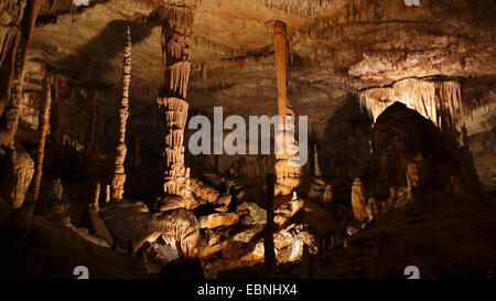 Grottes del Drach, grotte de dragon, Espagne, Baléares, Majorque, Porto Christo Banque D'Images